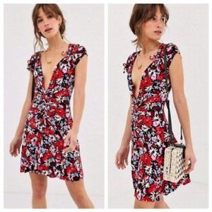 Free People Women’s Floral Mini Dress Size Large